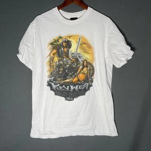 Vintage harley davidson motorcycles key west florida t shirt